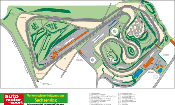 План Sachsenring Circuit