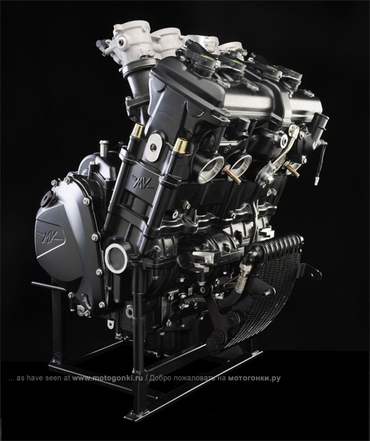 Новый 998-кубовый двигатель MV Agusta Brutale 990 R (2010)