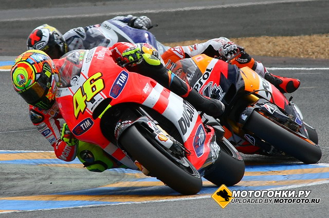 MotoGP: Росси обходит Лоренцо и Довициозо