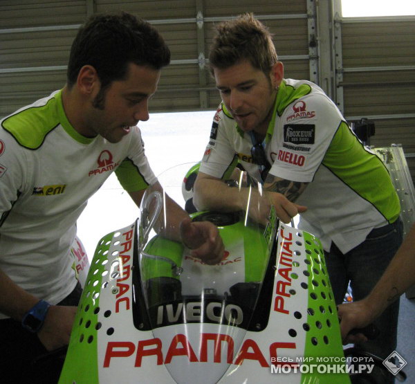В гараже Pramac Ducati: понял, что все это не шутка