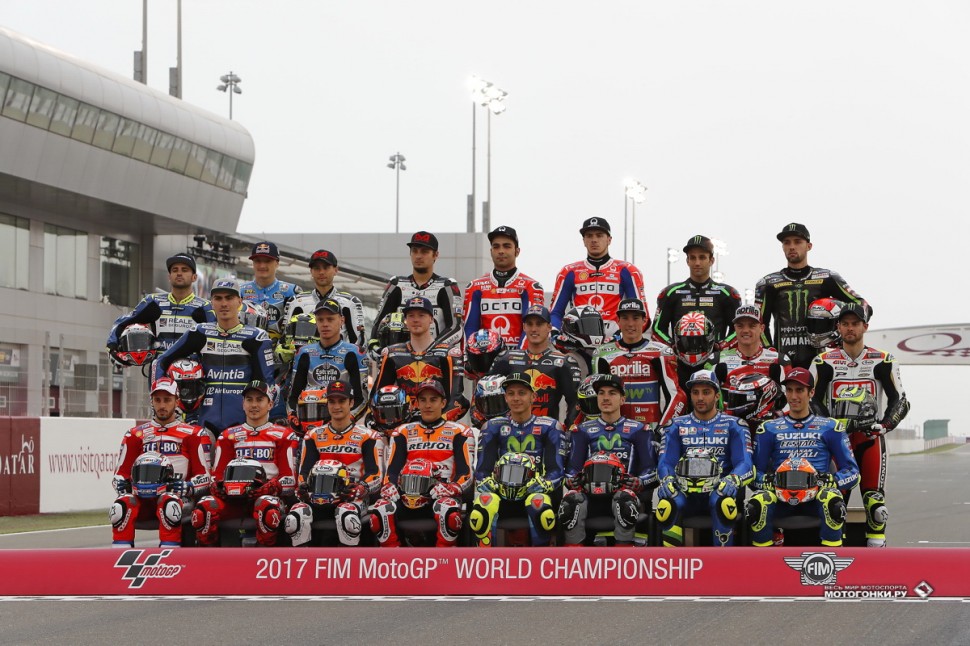 MotoGP: Класс 2017 года - 23 пилота, 6 заводов