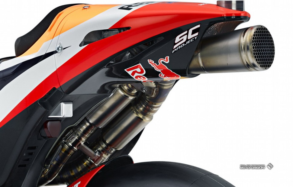 MotoGP - новая выпускная система SC Racing эксклюзивно для Honda RC213V (2018)