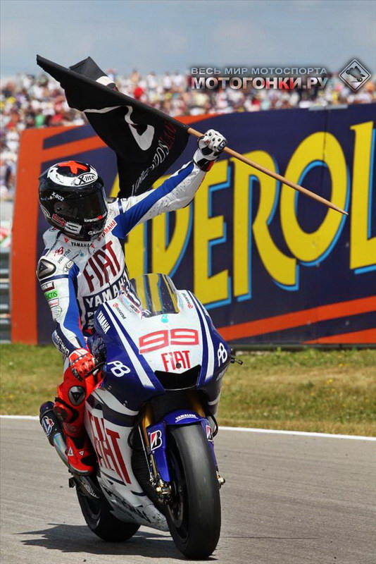 MotoGP: GP of Netherlands, Assen, 2010 - Jorge Lorenzo - winner and World Champion 2010