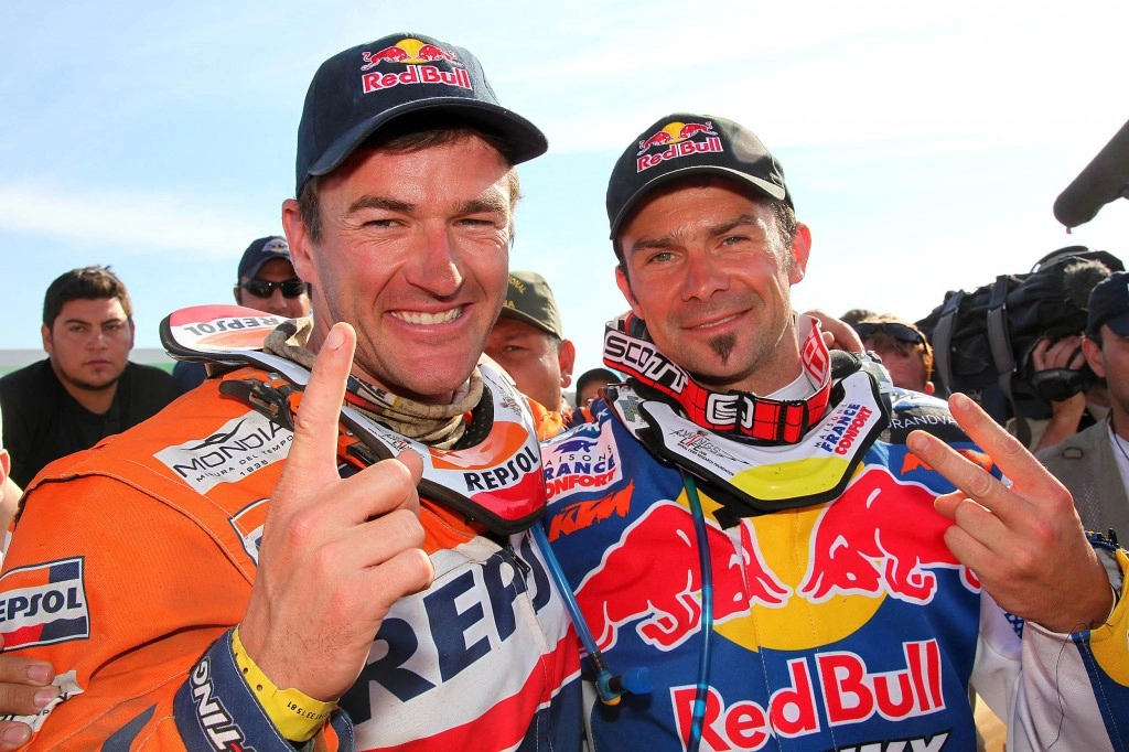 Марк Кома и Сириль Депре на финише ралли Дакар 2009 года - KTM снова 1-2! Марк Кома и Сириль Депре на финише ралли Дакар 2009 года - KTM снова 1-2!