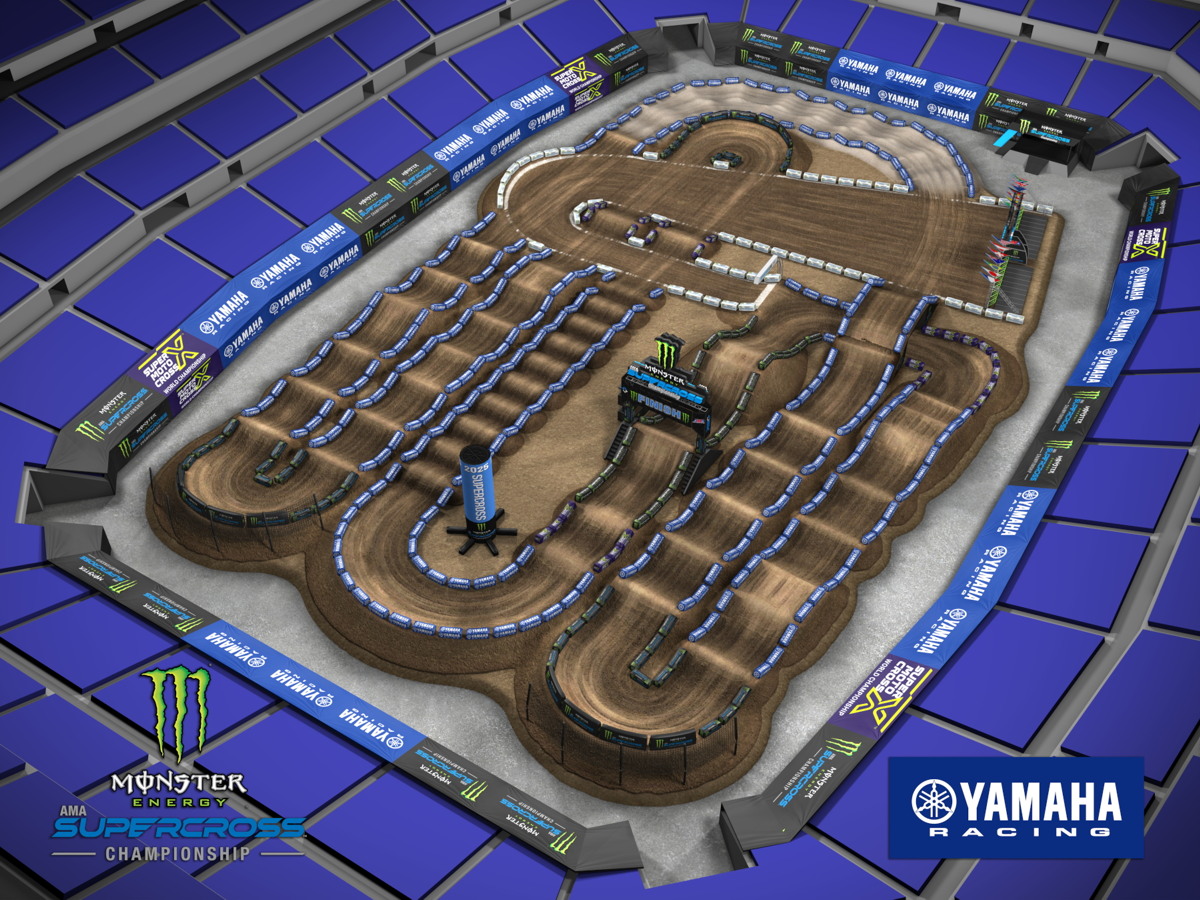 Все трассы AMA Supercross 2025: Indianapolis, Lucas Oil Stadium Все трассы AMA Supercross 2025: Indianapolis, Lucas Oil Stadium