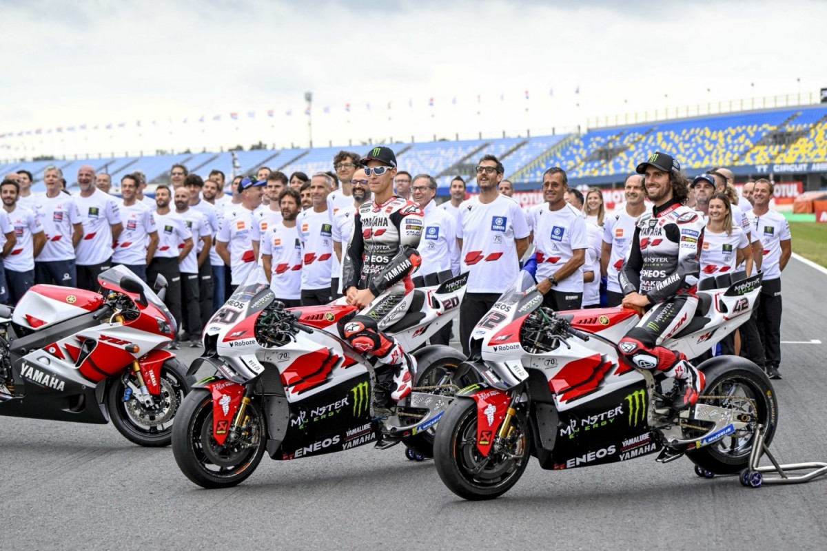 MotoGP 2025 DutchGP - Гран-При Нидерландов: Yamaha Racing представила юбилейную ливрею для YZR-M1 MotoGP 2025 DutchGP - Гран-При Нидерландов: Yamaha Racing представила юбилейную ливрею для YZR-M1