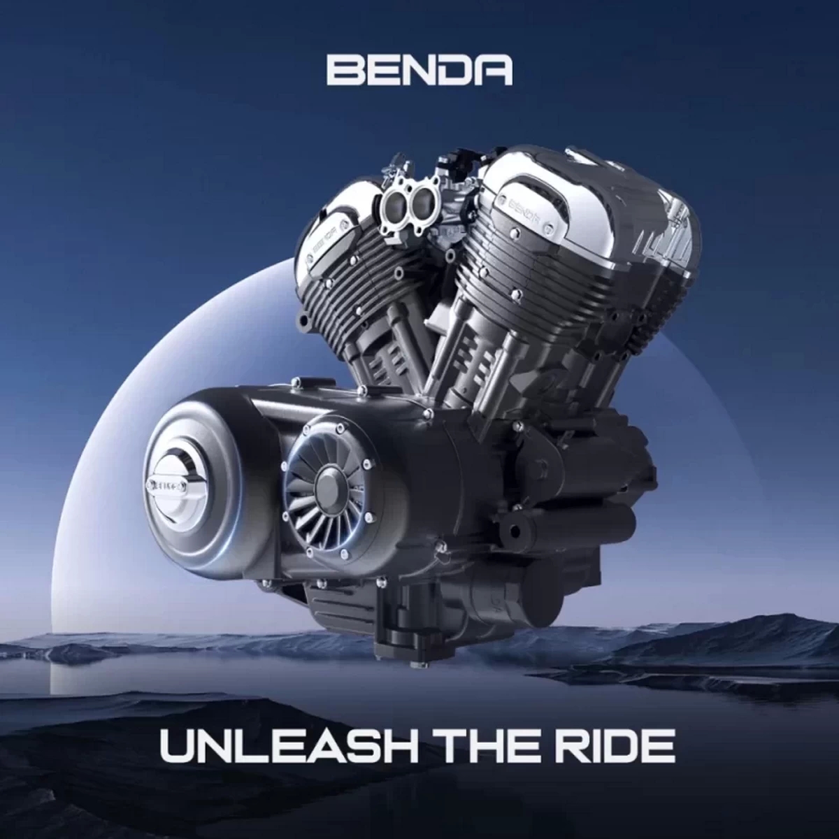 Двигатель Benda 350 с вариатором вместо сцепления и КПП Двигатель Benda 350 с вариатором вместо сцепления и КПП