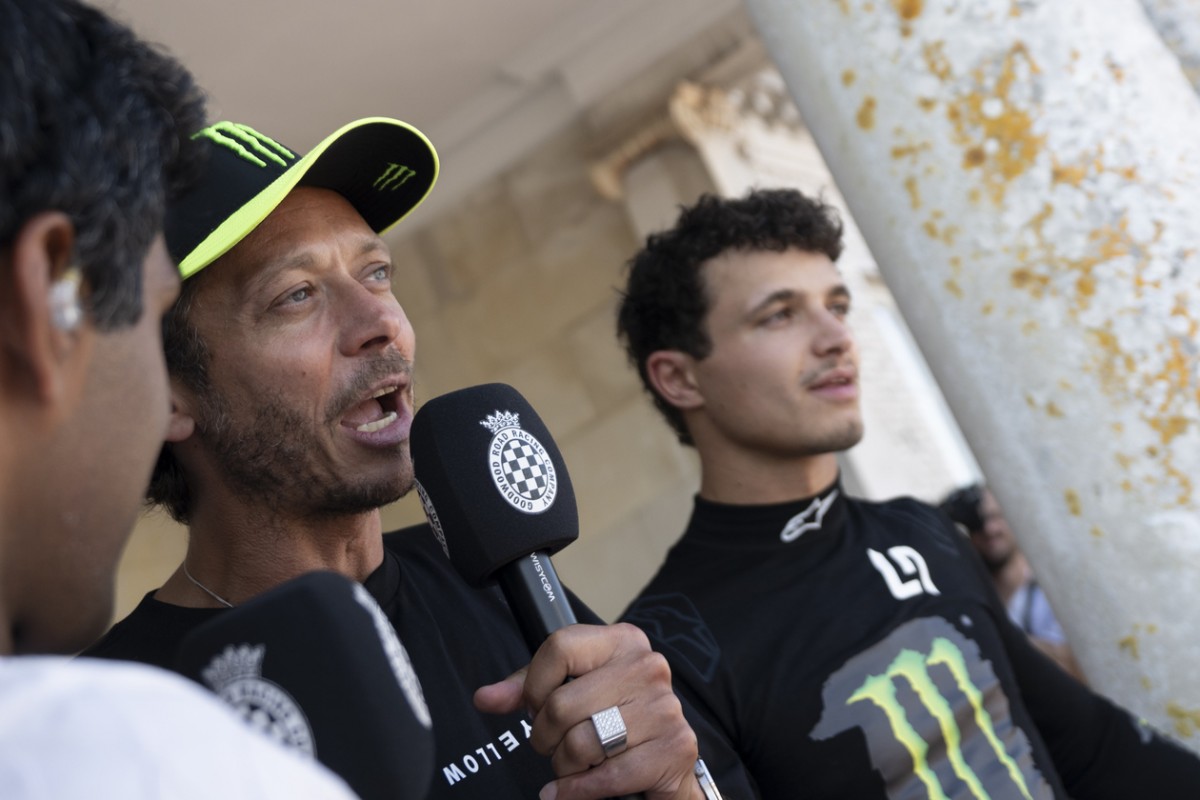 Валентино Росси и Ландо Норрис, Гудвудский Фестиваль Скорости - Goodwood Festival of Speed 2026 Валентино Росси и Ландо Норрис, Гудвудский Фестиваль Скорости - Goodwood Festival of Speed 2026