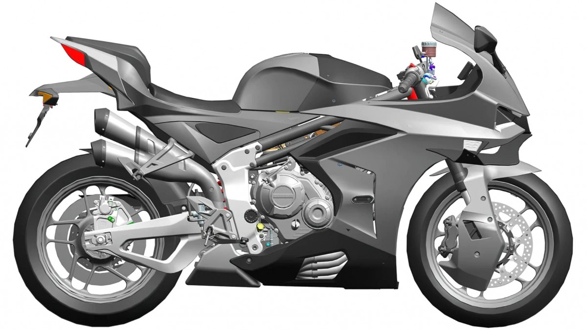 Схема спортбайка Cyclone RC700 Схема спортбайка Cyclone RC700