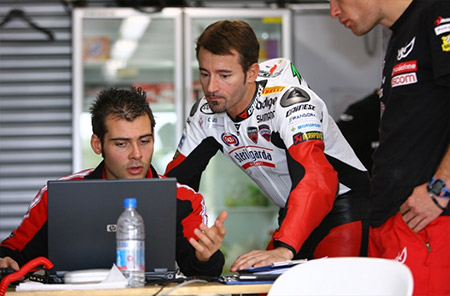 Макс Бьяджи в команде Sterilgarda Ducati