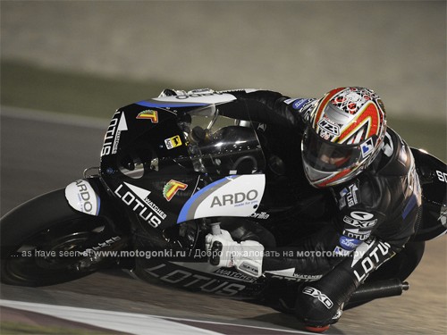 Алекс Дебон на Aprilia RSA в Гран При Катара, 2008