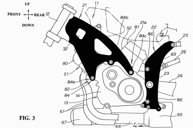 Honda Motor Co. владеет патентом безрамного шасси с 2007 года