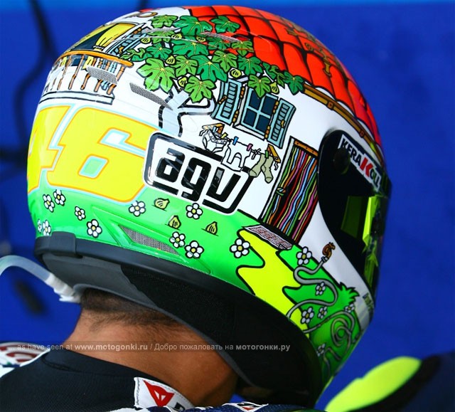 Домашний шлем для Гран-При Сан-Марино 2008 года: до дома в Тавулье - рукой подать!