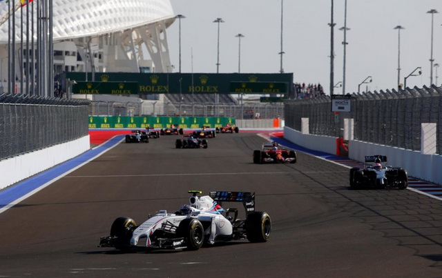 Гран-При России Формулы-1 состоялось в Сочи Автодроме сегодня днем