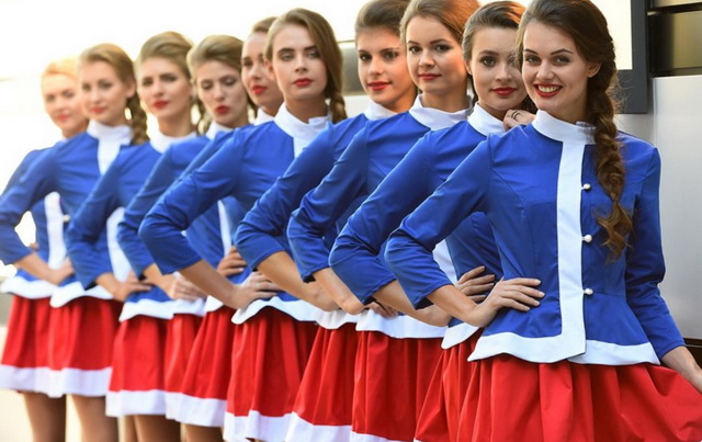 Grid-girls Гран-При России в Сочи Автодроме