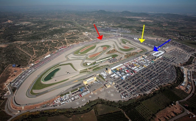 Фанатские секторы на Ricaro Tormo Circuit, Гран-При Валенсии