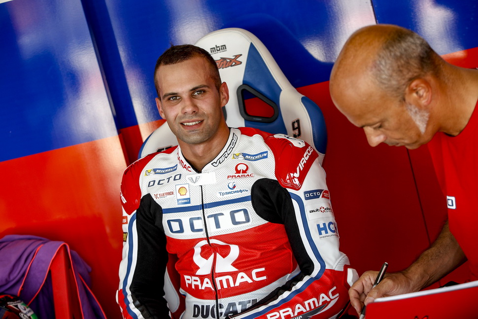 Владимир Леонов провел тесты прототипа MotoGP команды Octo Pramac Yakhnich в Мизано