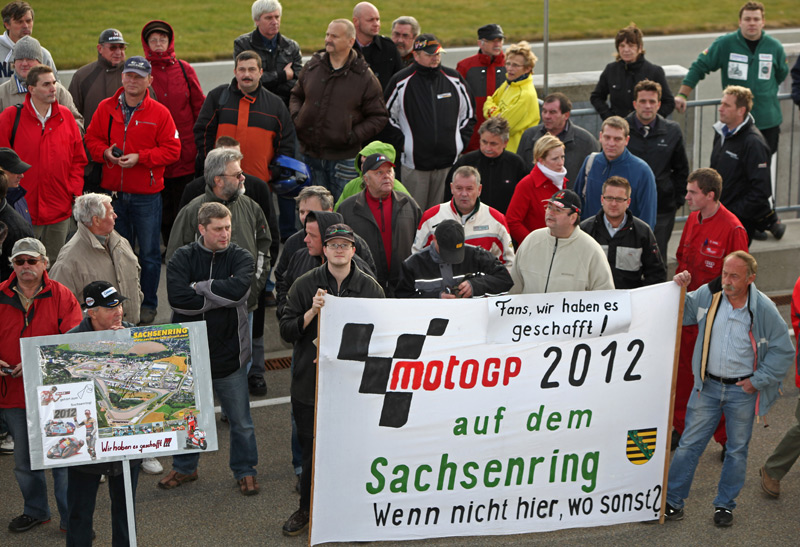 Немецкие фанаты: если не здесь, то где же?! 2012 год, Гран-При Германии спасено для Sachsenring, благодаря SRM