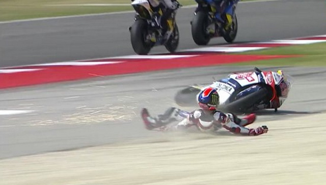Сход Сэма Лоуса - конец его гонки за титулом в Moto2 в 2016 году