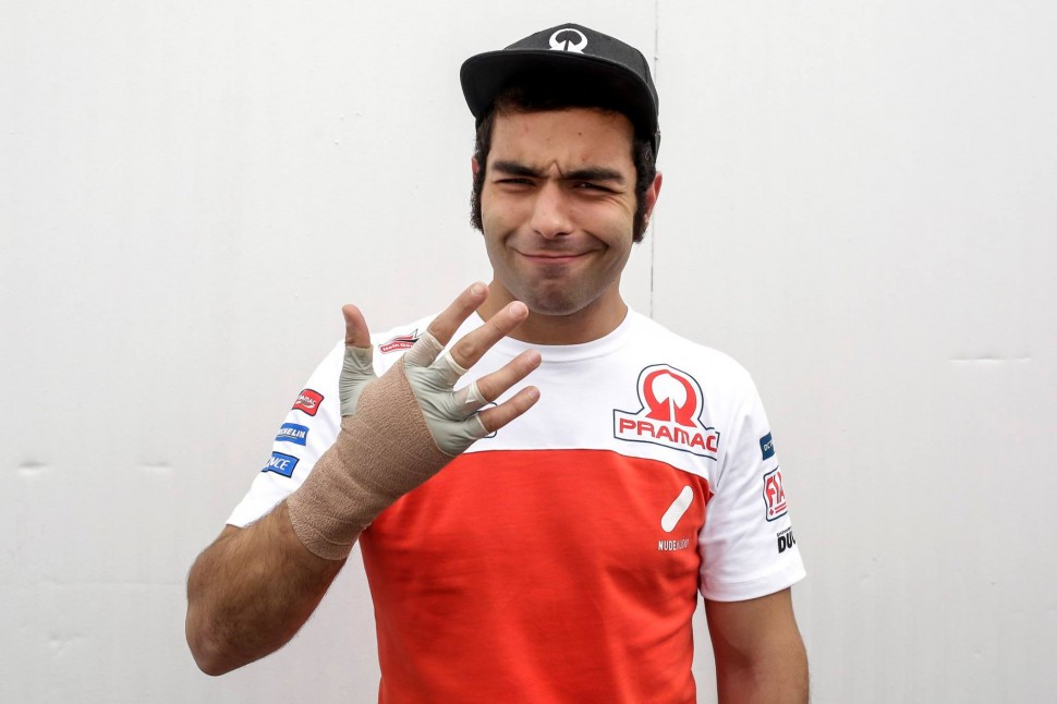 Данило Петруччи пропустил Гран-При Катара из-за травмы, полученной на тестах в Австралии