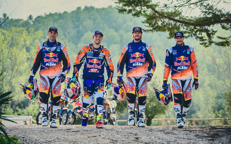Red Bull KTM Factory Racing: Антуан Мео, Маттиас Валькнер, Тоби Прайс и Сэм Сандерленд