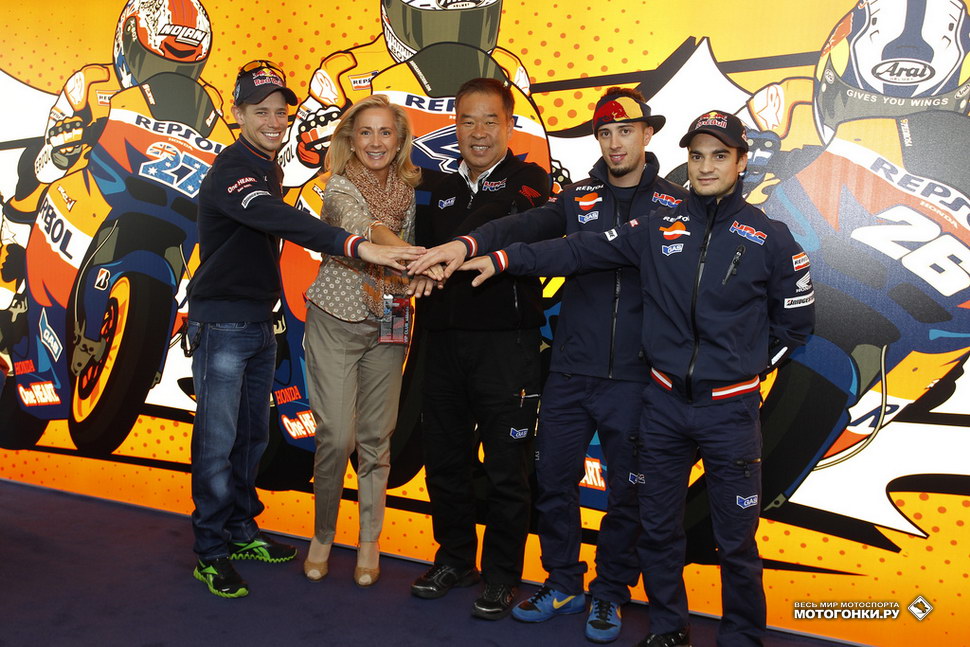 Усиленный состав Repsol Honda MotoGP: Стоунер, Довициозо и Педроса в 2011 году