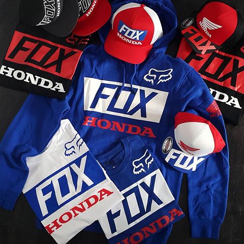 Новая коллекция одежды FOX по лицензии Honda