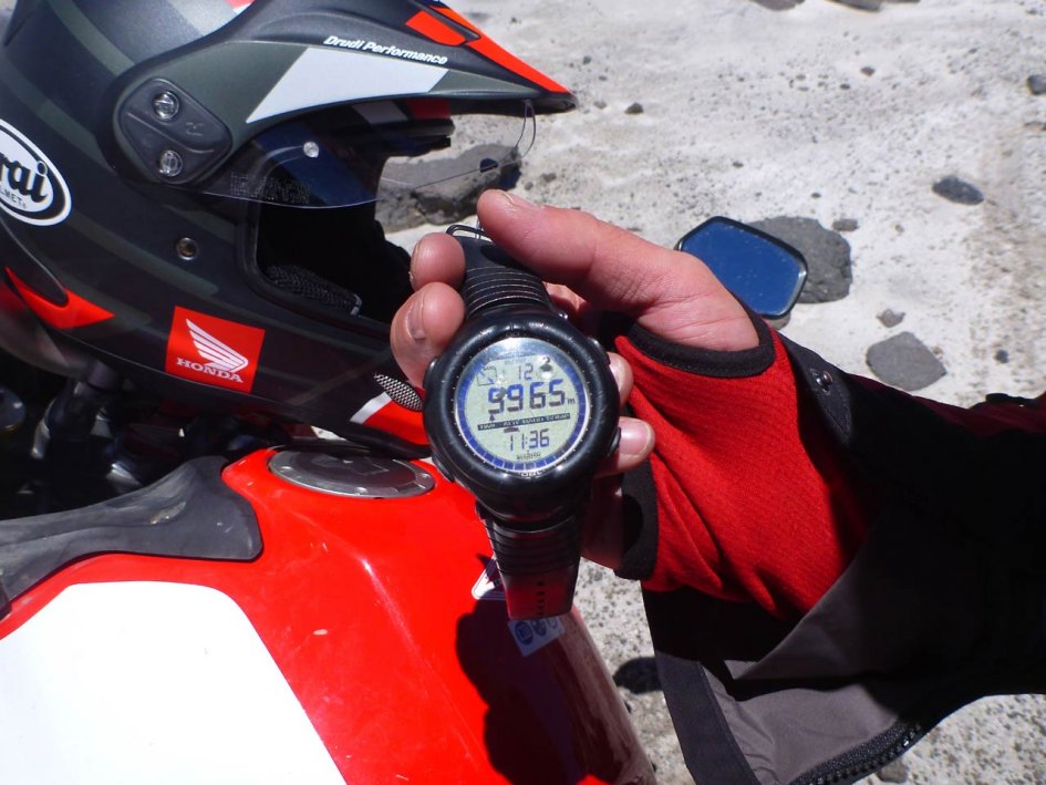 Фабио Моззини: новый мировой рекорд подъема в горы на мотоцикле установлен - 5965 метров!