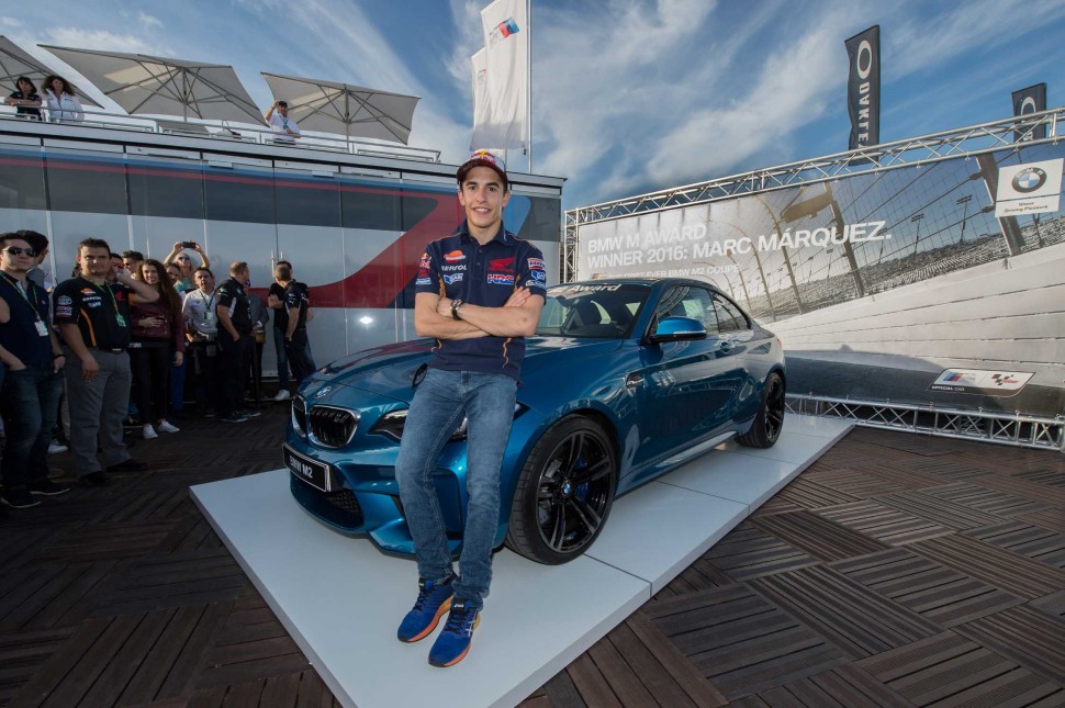В 2016 году Марк Маркес выиграл свой 4-й BMW M-серии, как самый быстрый на квалификациях MotoGP