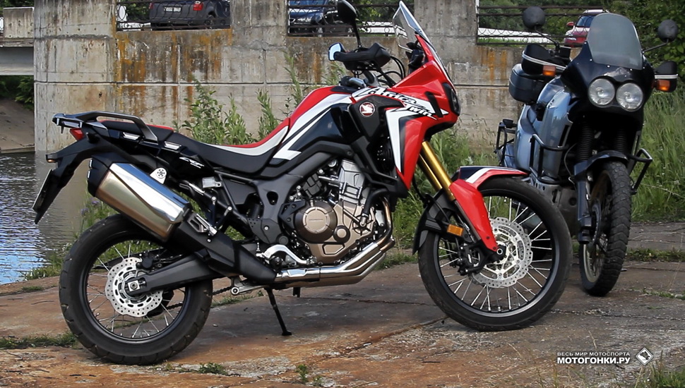 Honda CRF1000L и Honda XRV750