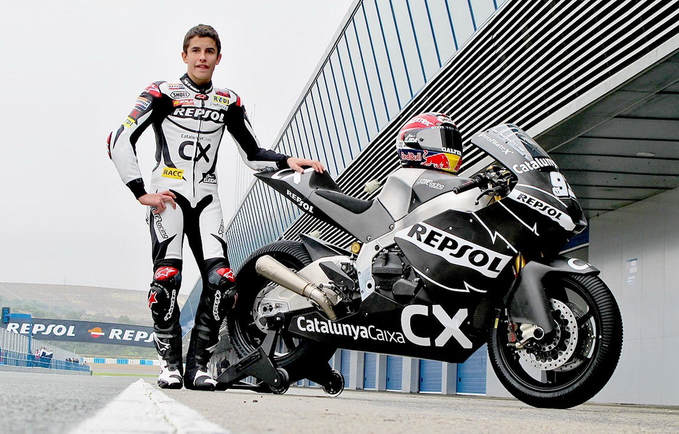 Марк Маркес - чемпион Moto2 2012 года с Suter Racing