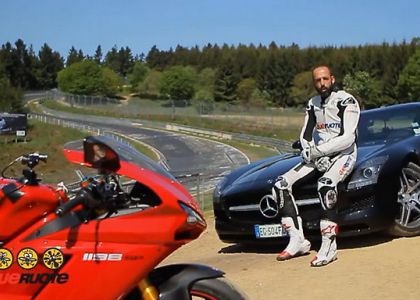 Ducati 1198SP ������ Mercedes AMG SLS 6.3 (�����)