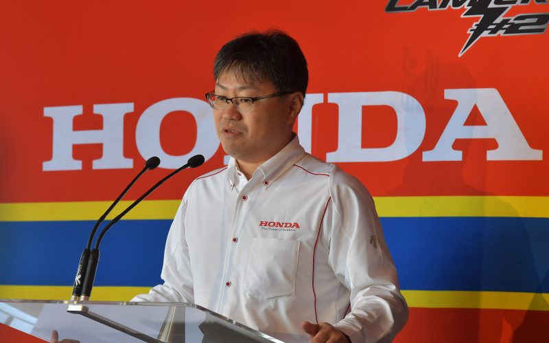 Менеджер спортивного департамента Honda Motor Co. Соичи Ямана