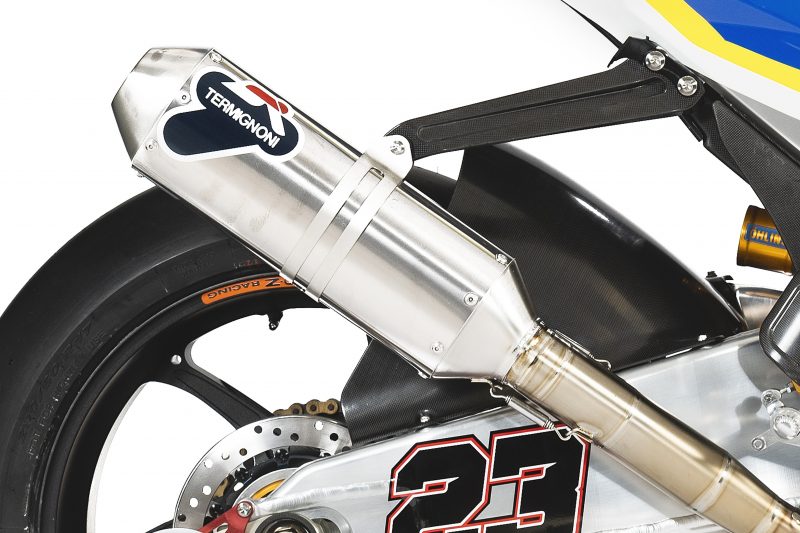 Honda CBR1000RR Fireblade SP2 команды Moriwaki Althea Honda Team: титановый выпуск Termignoni