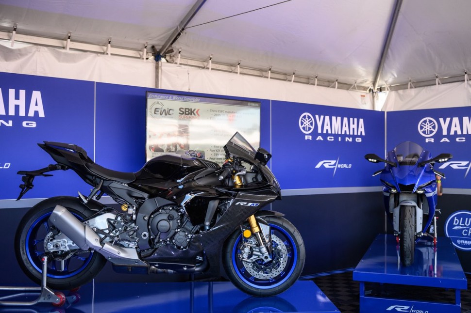Презентация новых Yamaha R1 и R1M в Laguna Seca