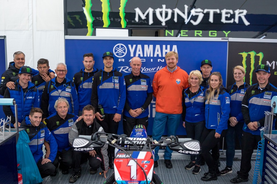 MXoN-2019: Король Нидерландов Виллем-Александр (в цветах национальной сборной, разумеется) в команде Monster Energy Wilvo Yamaha