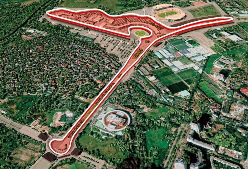 Гран-При Вьетнама: схема Hanoi Circuit в городе Ханой