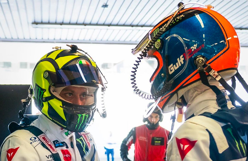 Валентино Росси и Лука Марини на Gulf 12 Hours