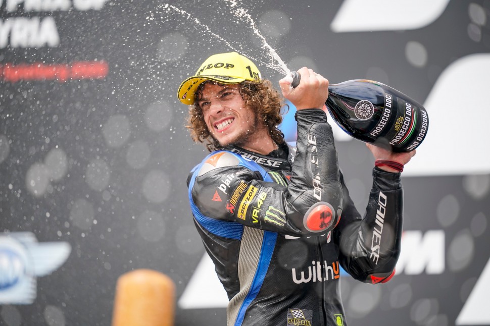 Марко Беццекки взял первую победу в Moto2 на Гран-При Штирии