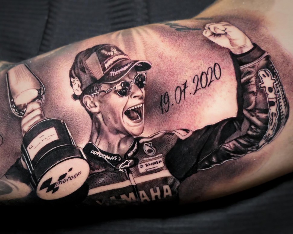 Памятная татуировка: 19 июля 2020 года Фабио Куартараро теперь не забудет никогда!