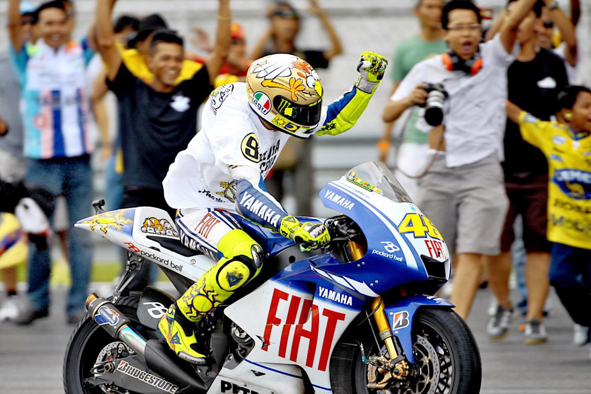 Валентино Росси выигрывает свой 9-й мировой титул на Yamaha YZR-M1 (2009), Гран-При Малайзии