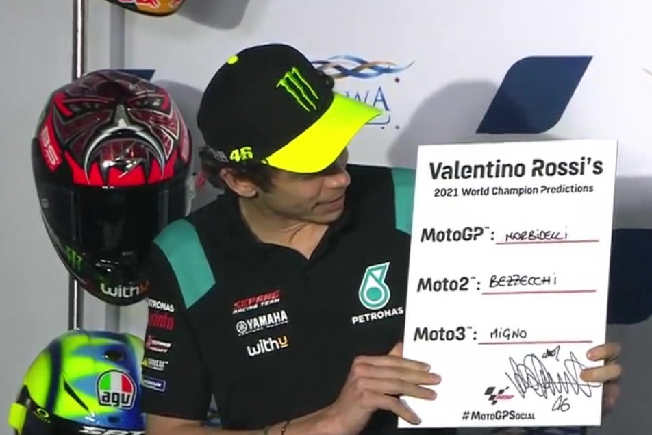 Валентино Росси назвал пилотов VR46 Riders Academy главными претендентами на титулы в Moto3, Moto2 и MotoGP
