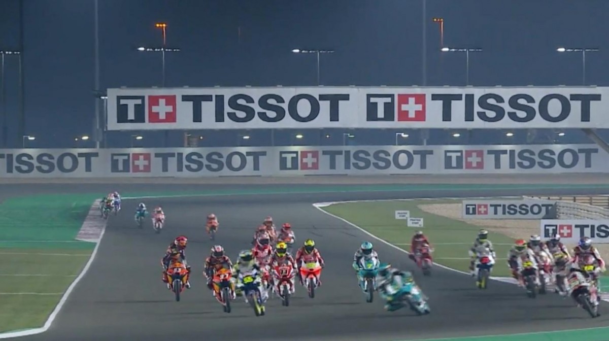 Последняя минута FP2 Гран-При Дохи: все пилоты Moto3 пытаются зацепиться за лидера