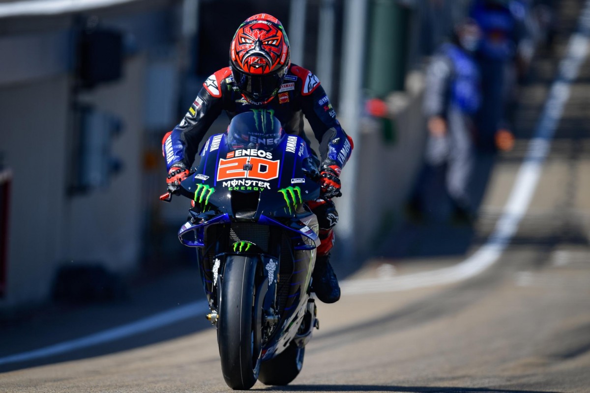 Фабио Куартараро, Monster Energy Yamaha MotoGP пошел на Time Attack на новых покрышках