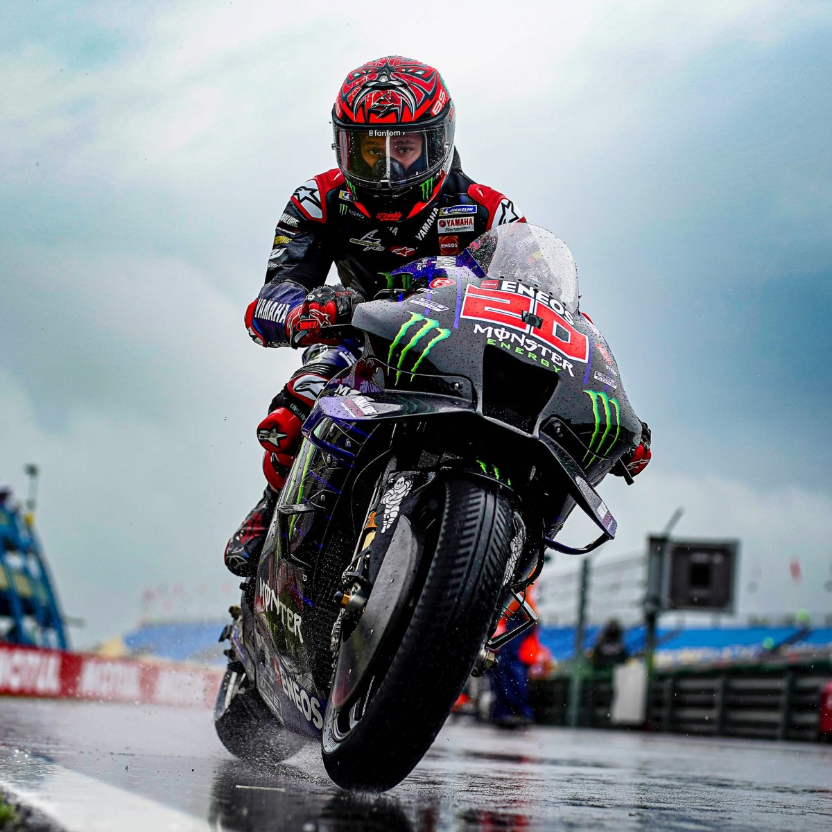 Фабио Куартараро чувствовал себя достаточно спокойно на полностью мокром TT Circuit, но хотел бы гонку на сухом!