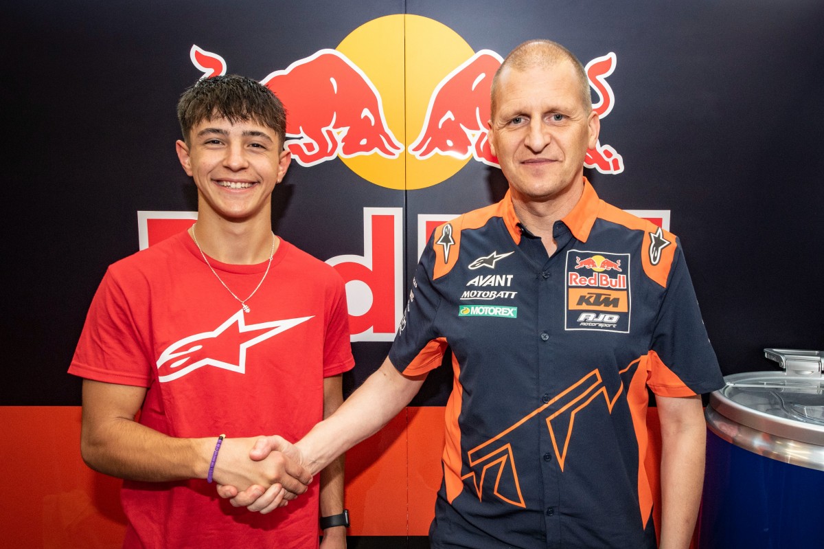 Хосе Антонио Рэйда, чемпион FIM JuniorGP Moto3 - новобранец Red Bull KTM Ajo Moto3
