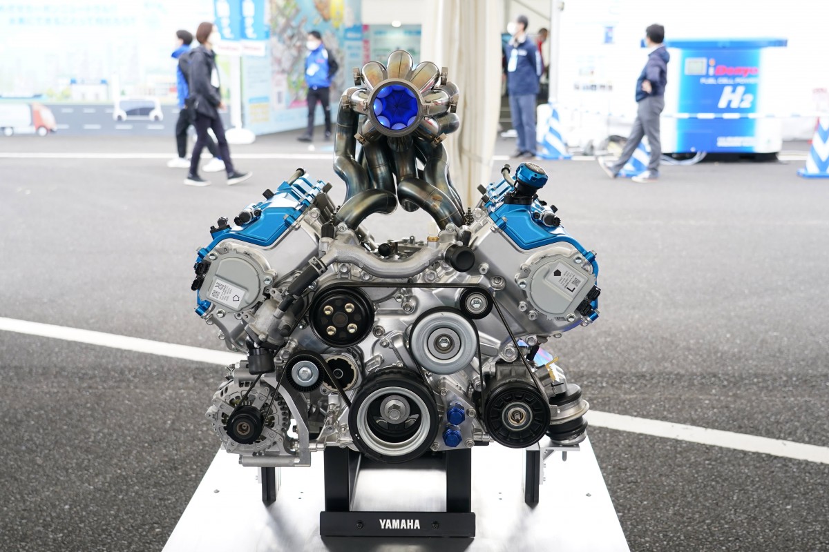 Двигатель V8 на водороде, созданные Yamaha по заказу Toyota