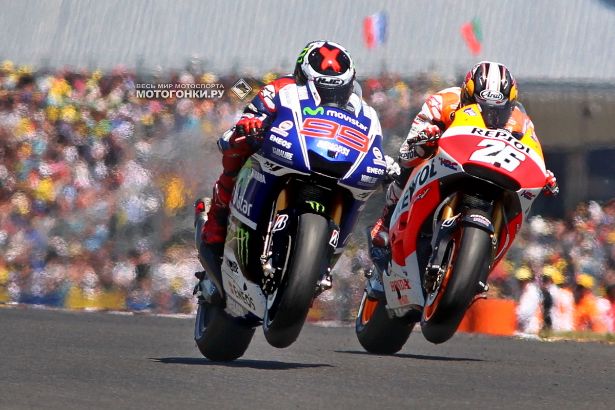 Битва Yamaha и Honda - Гран-При Франции