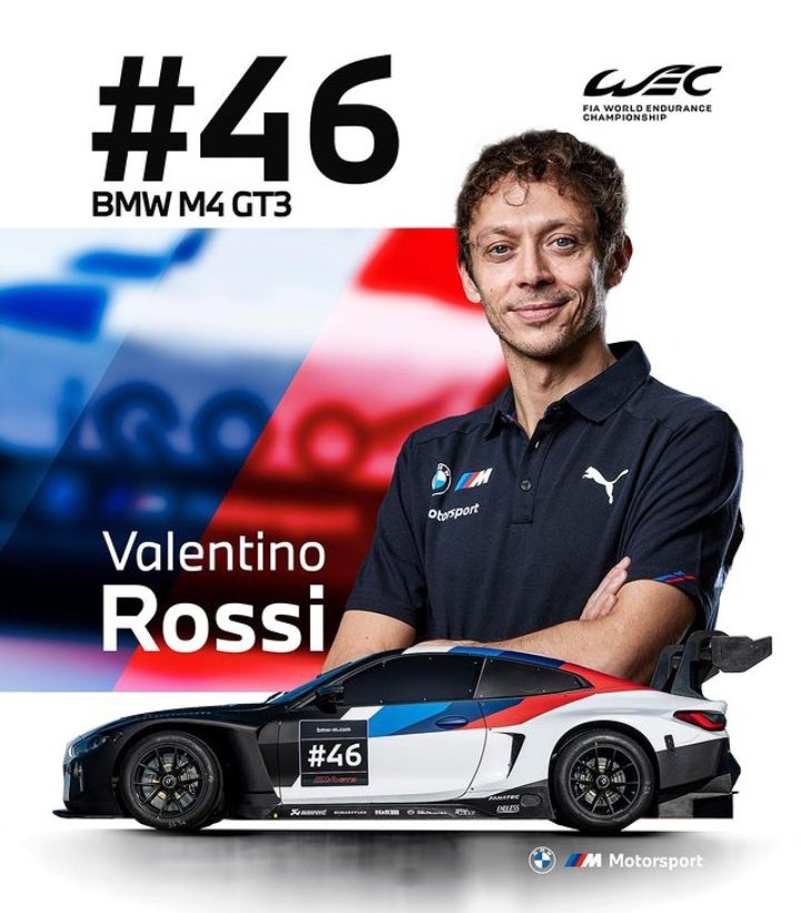 Валентино Росси получил лицензию FIA WEC на 2024 год