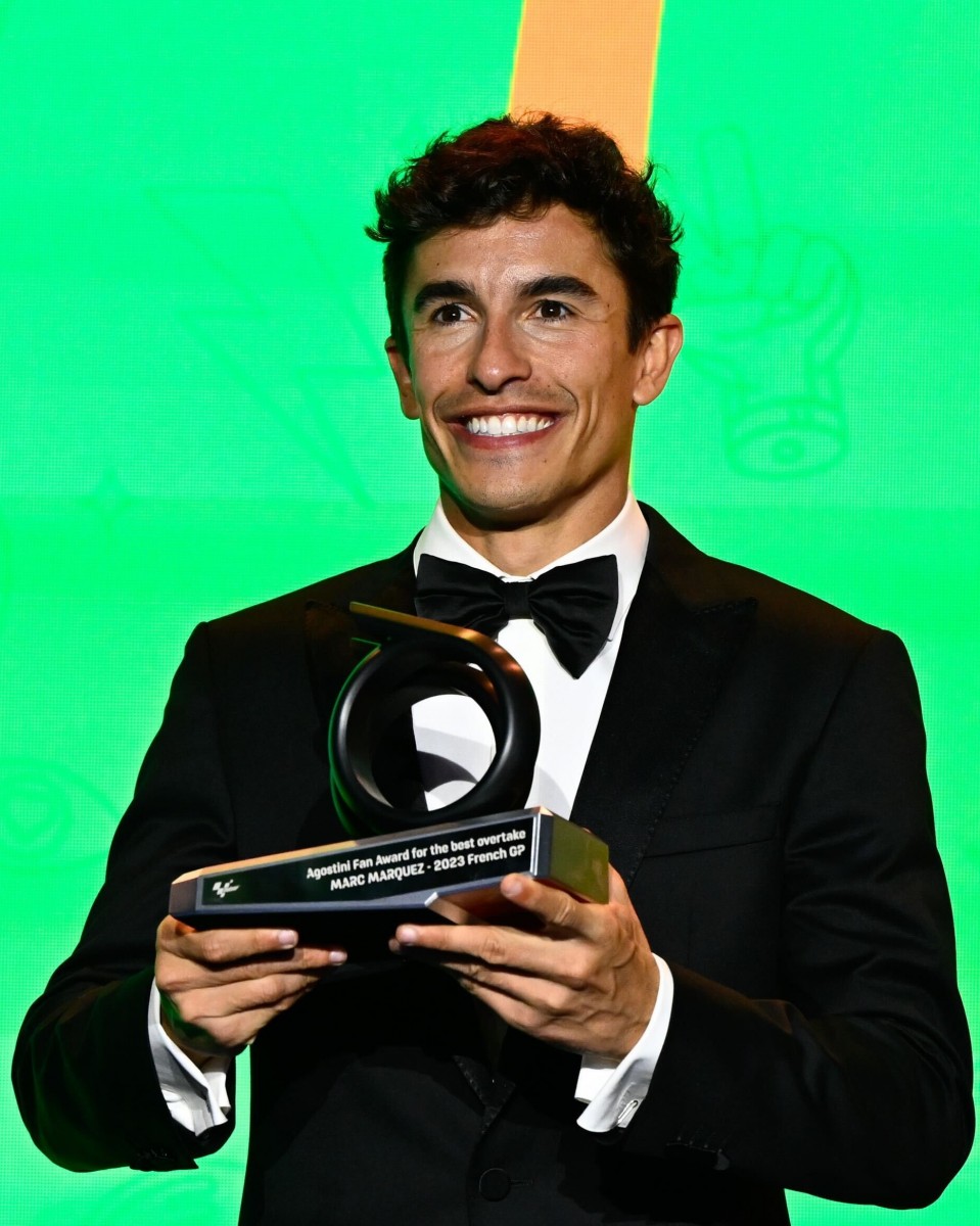 Марк Маркес стал первым обладателем MotoGP Agostini Fan Award 2023